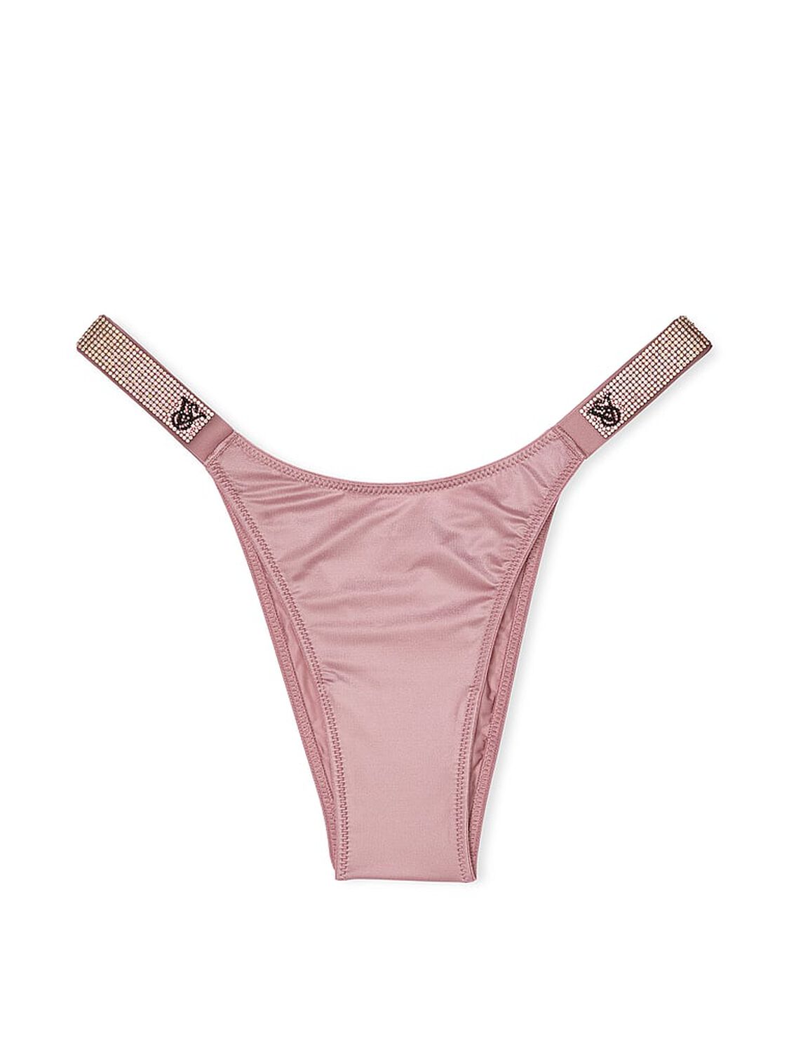 vs Very Sexy Logo Shine Strap Brazilian Panty Nostalgia Rose 3 of 3 