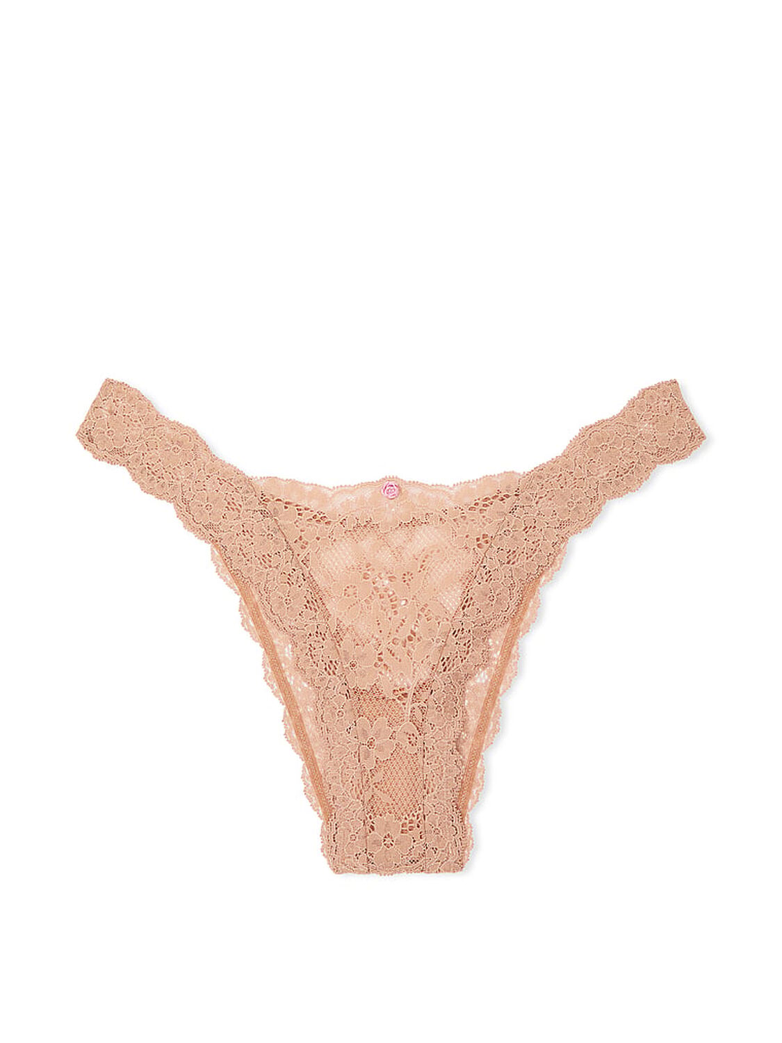 vs Dream Angels Lace Brazilian Panty Praline 3 of 4 