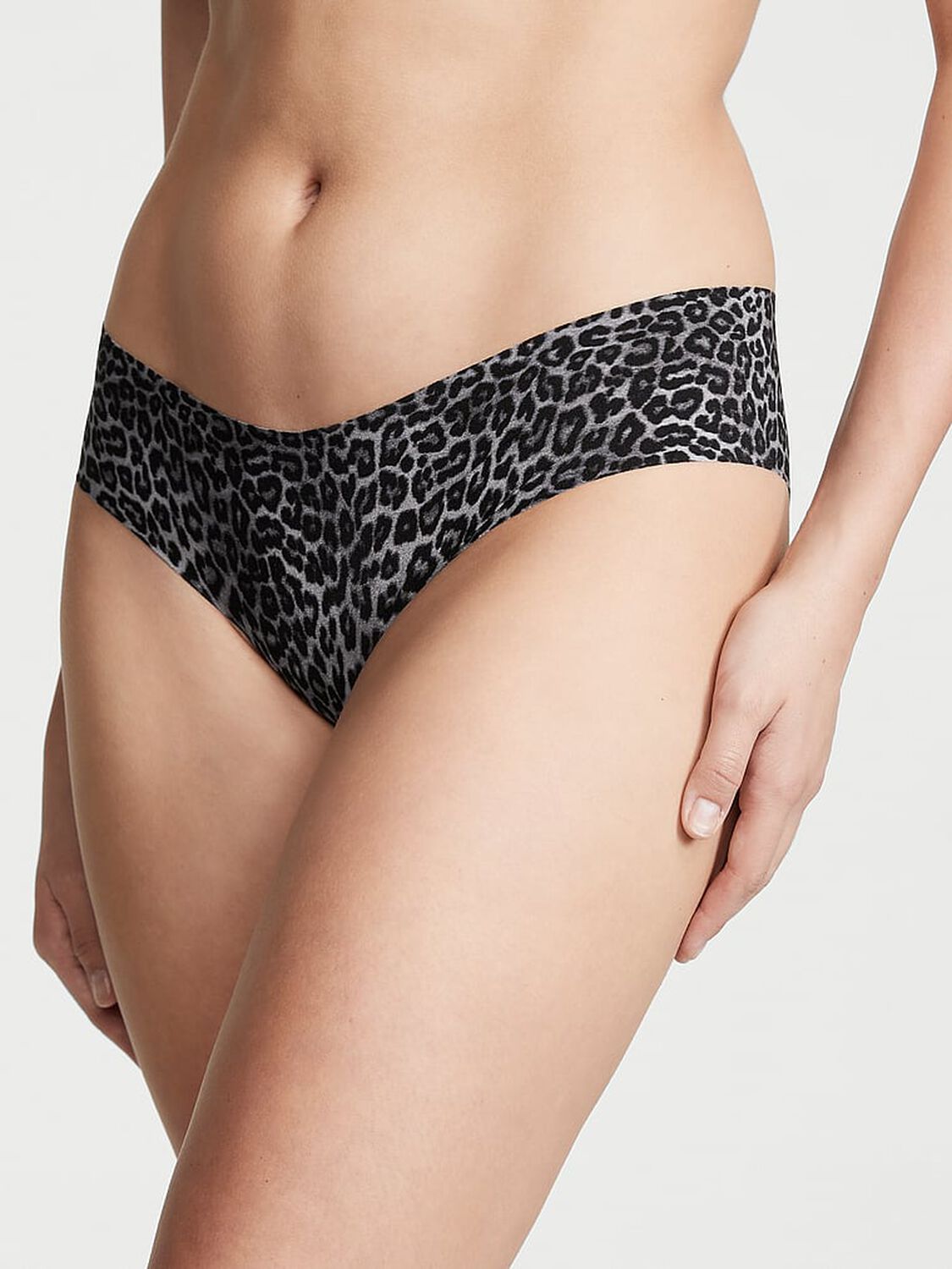 vs No-Show No-Show Cheeky Panty Black Leopard 1 of 3 