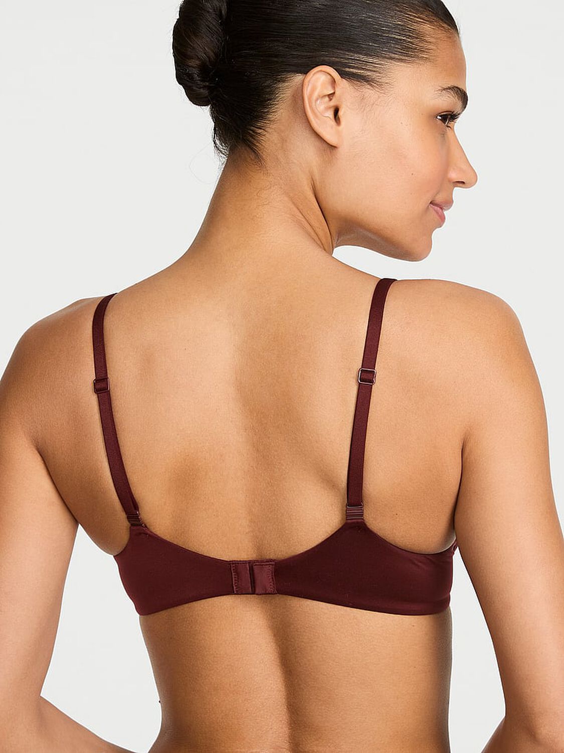 vs Body By Victoria Lightly Lined Full-Coverage Bra Cherrywood 2 of 3 