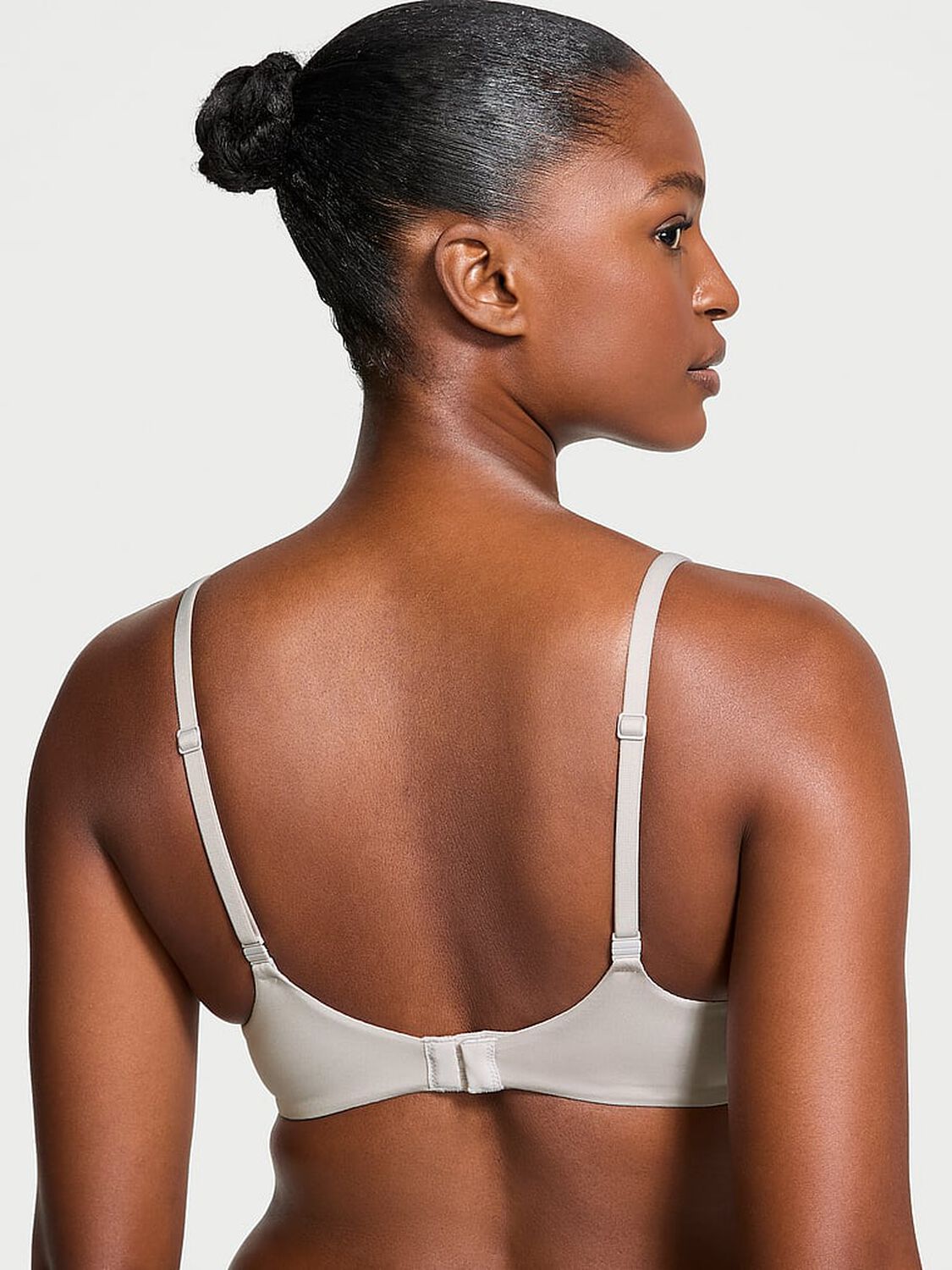 vs Body By Victoria Lightly Lined Full-Coverage Smooth Bra Silver Pearl 2 of 3 