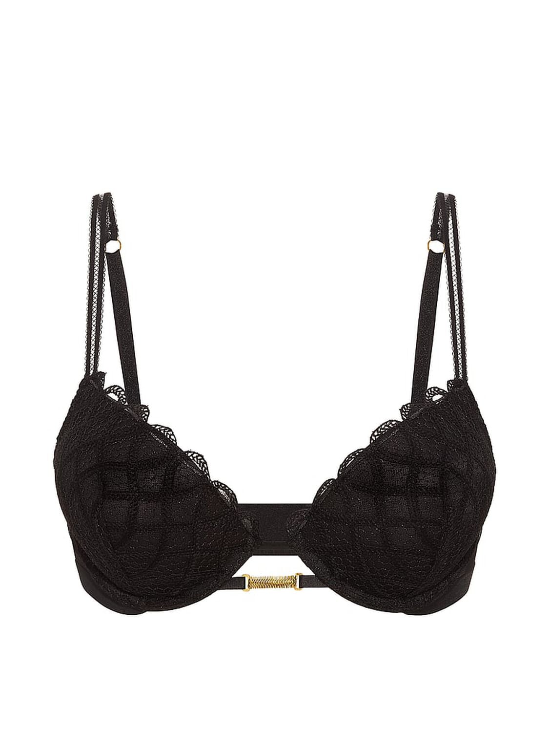 vs Very Sexy Bombshell Add-2-Cups Viper Embroidery Push-Up Bra Black Viper 3 of 4 