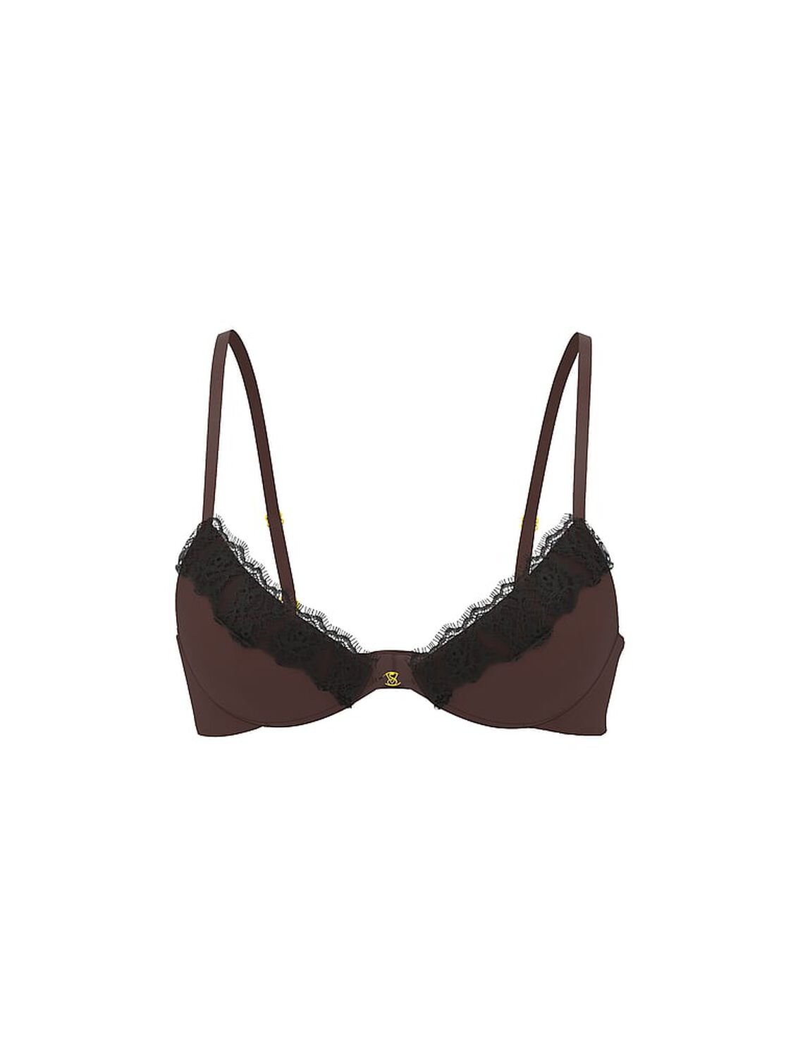 vs Very Sexy Bombshell Add-2-Cups Lace-Trim Push-Up Bra Ganache 1 of 3 