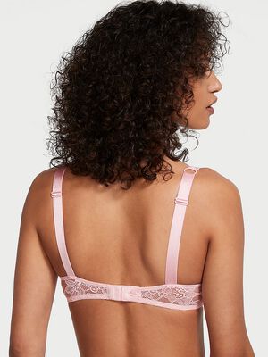 Shine Strap Lace Push-Up Bra
