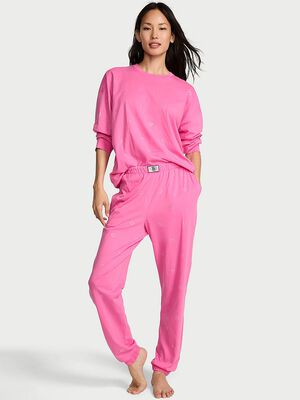 100% Cotton Shine Long Pajama Set