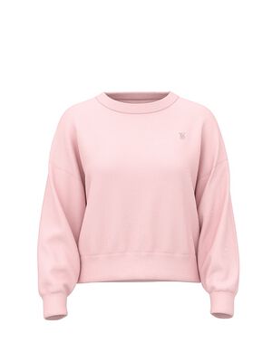 Off-Duty Terry Crop Crewneck Sweatshirt