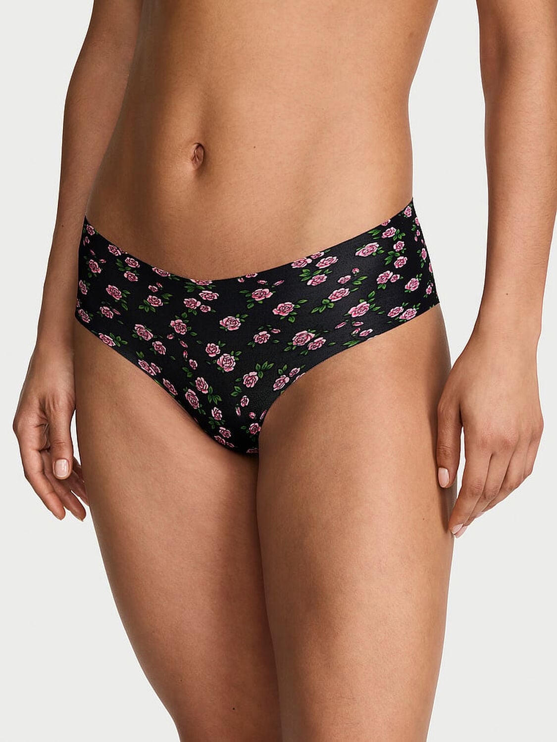 vs No-Show No-Show Cheeky Panty Black Roses 1 of 3 