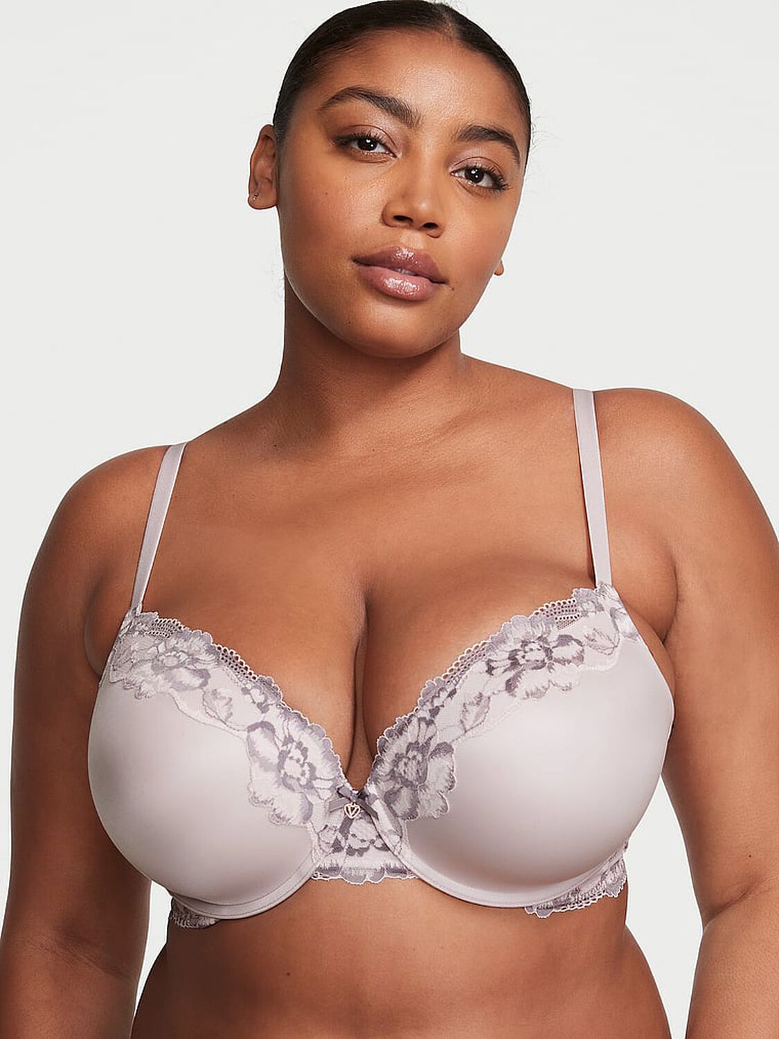 vs Body By Victoria Perfect Shape Push-Up Lace-Trim Bra 1 of 4 
