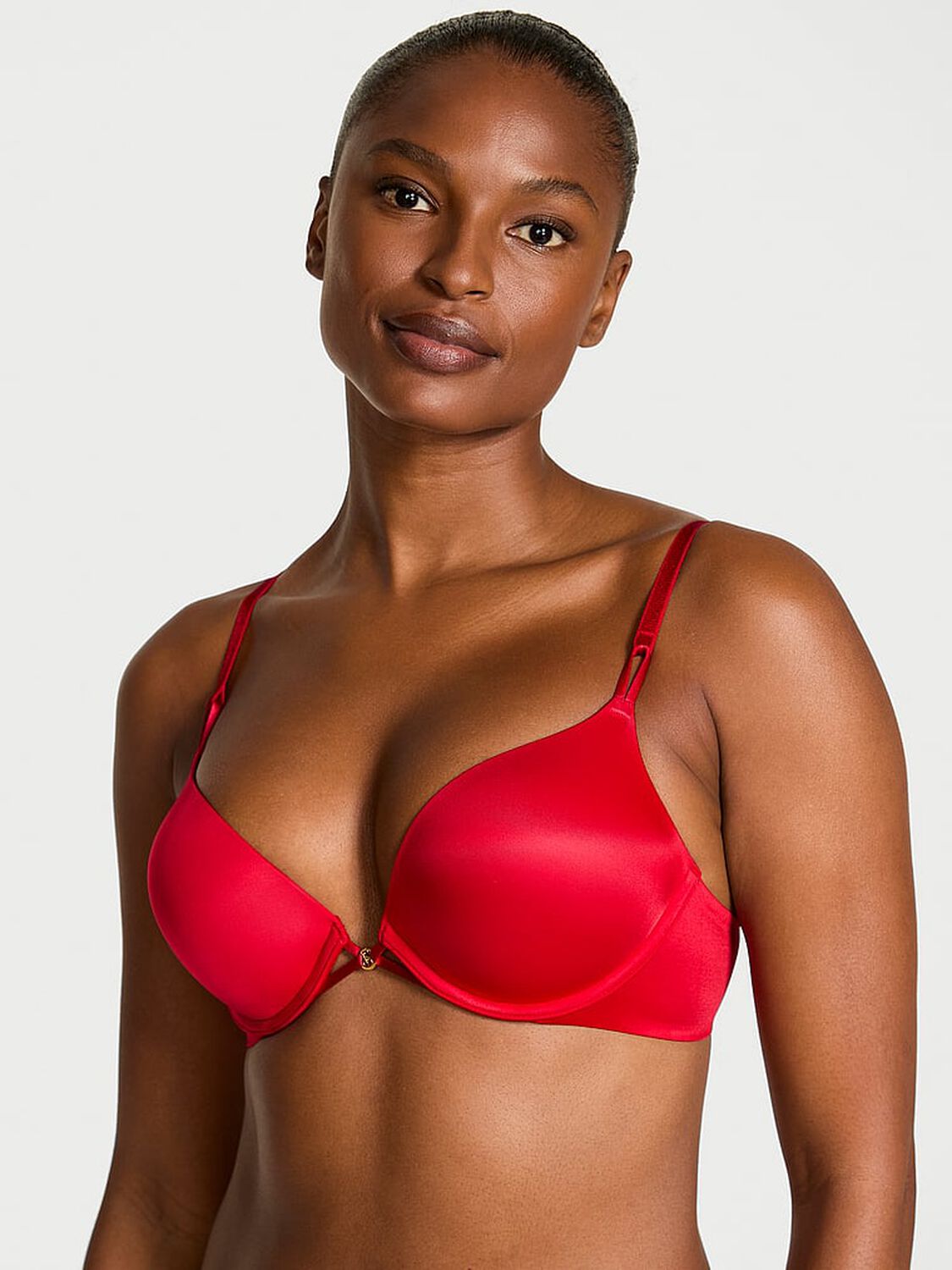 vs Very Sexy Bombshell Add-2-Cups Smooth Push-Up Bra Lipstick 1 of 3 