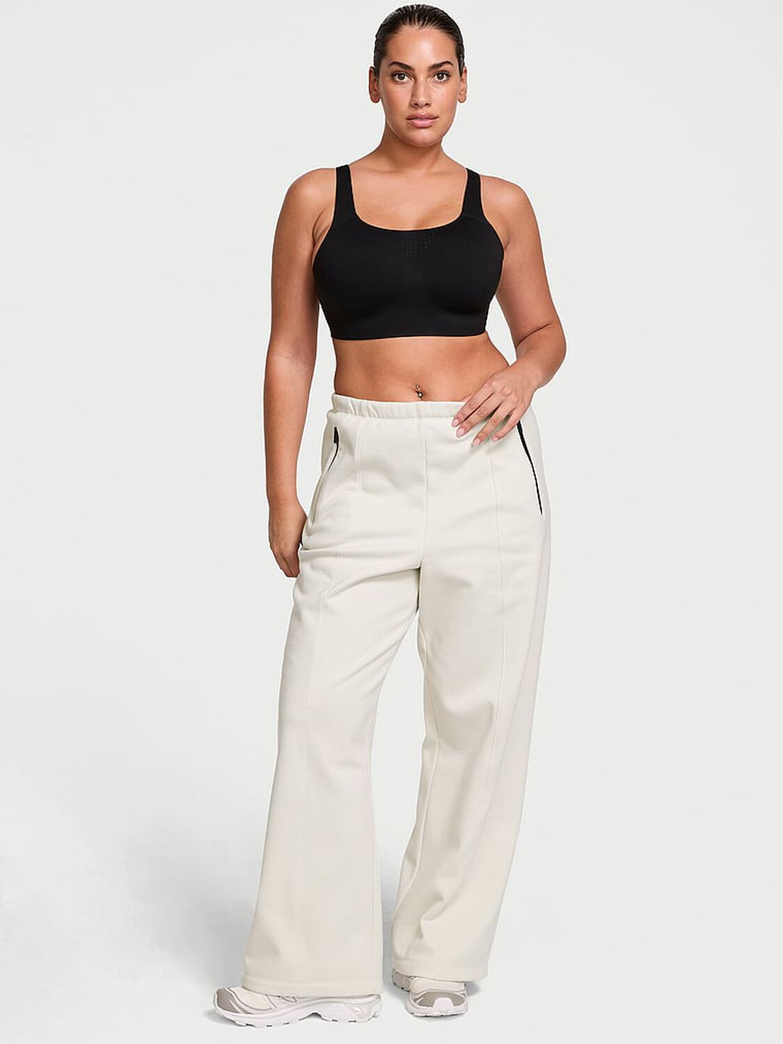 vs Vsx VSX Movement Fleece Wide-Leg Pant Classic Plaster 1 of 4 