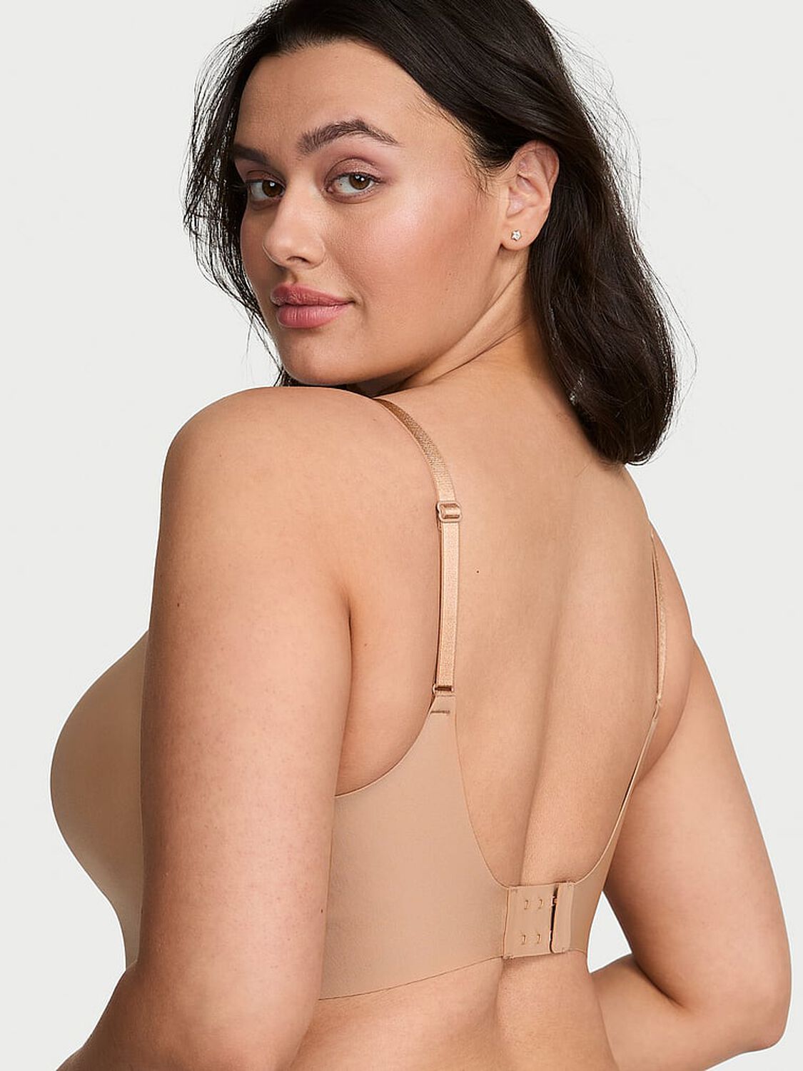 vs Victoria's Secret Bare Plunge Low-Back Bra Praline 6 of 6 