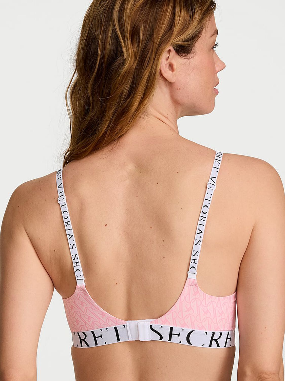 vs The T-Shirt The CoolBra&trade; Lightly Lined Wireless Pretty Blossom Logos 2 of 3 