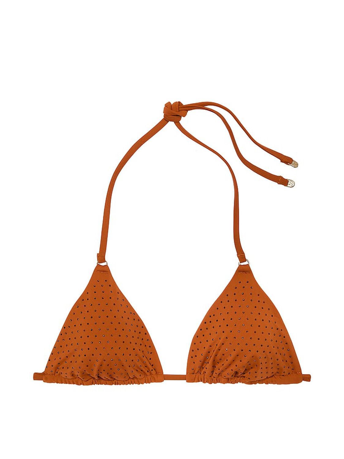 vs Victoria's Secret Swim Essential Diamanté Triangle Bikini Top Apple Cinnamon 3 of 3 