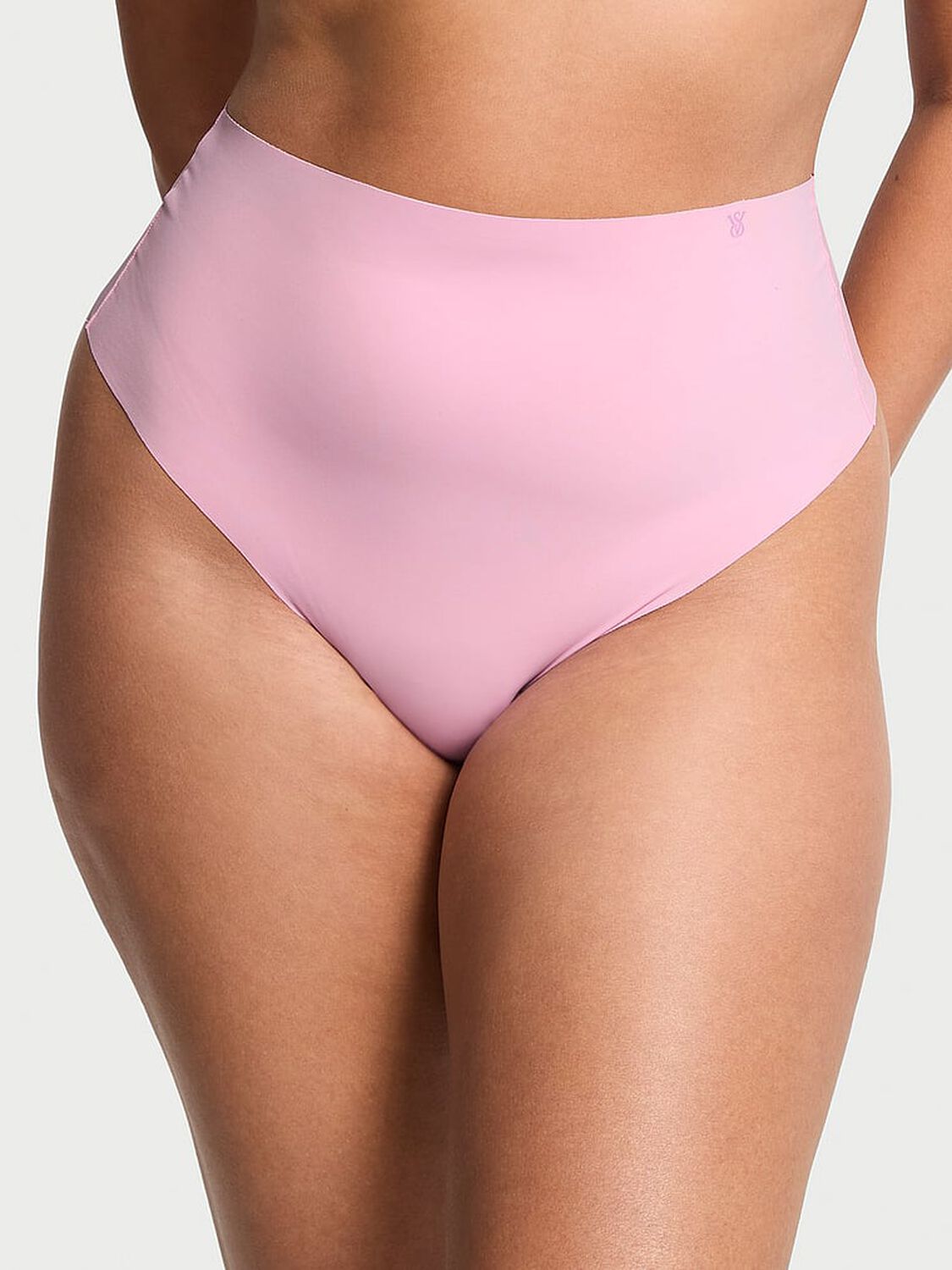vs No-Show No-Show High-Waist Thong Panty Bikini Pink 2 of 3 