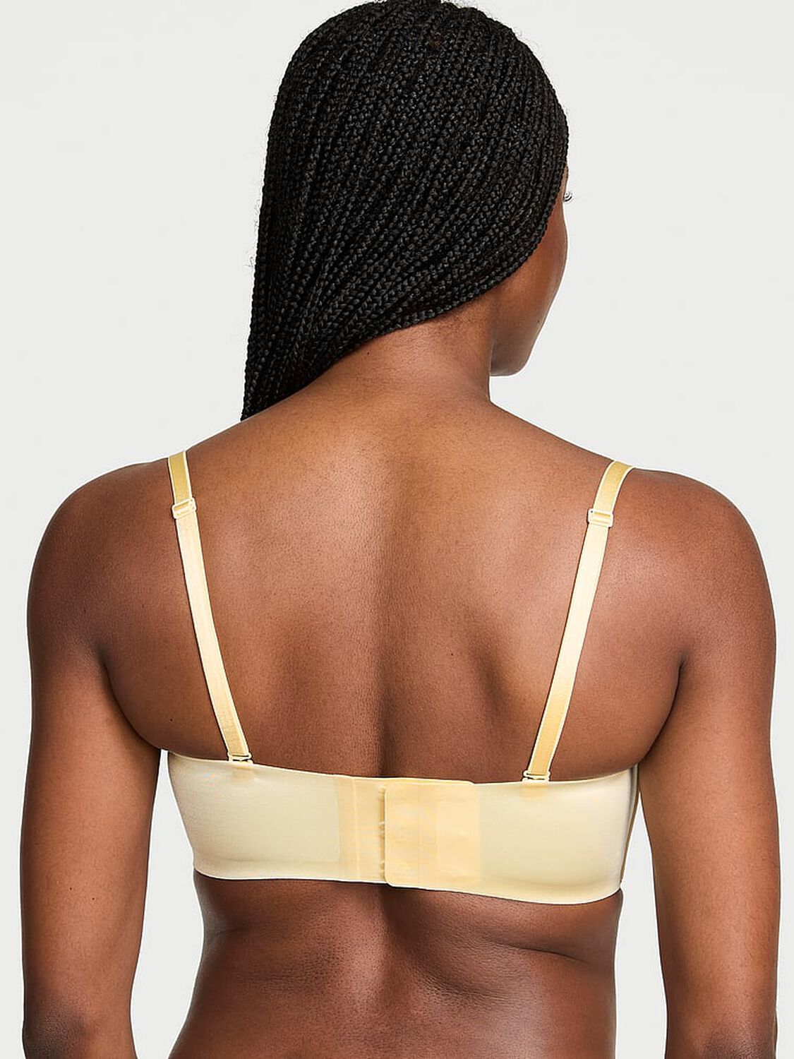 vs Invisible By Victoria&rsquo;s Secret Push-Up Wireless Bandeau Strapless Bra Sunny Honey 2 of 4 