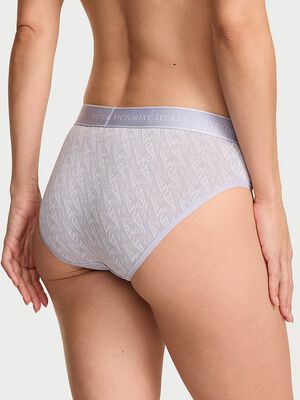 Logo Cotton Hiphugger Panty