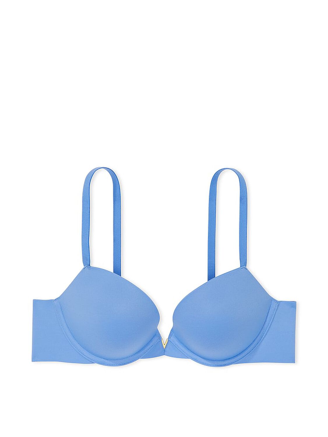 vs Love Cloud Push-Up Plunge Bra Blue Bonnet 3 of 4 