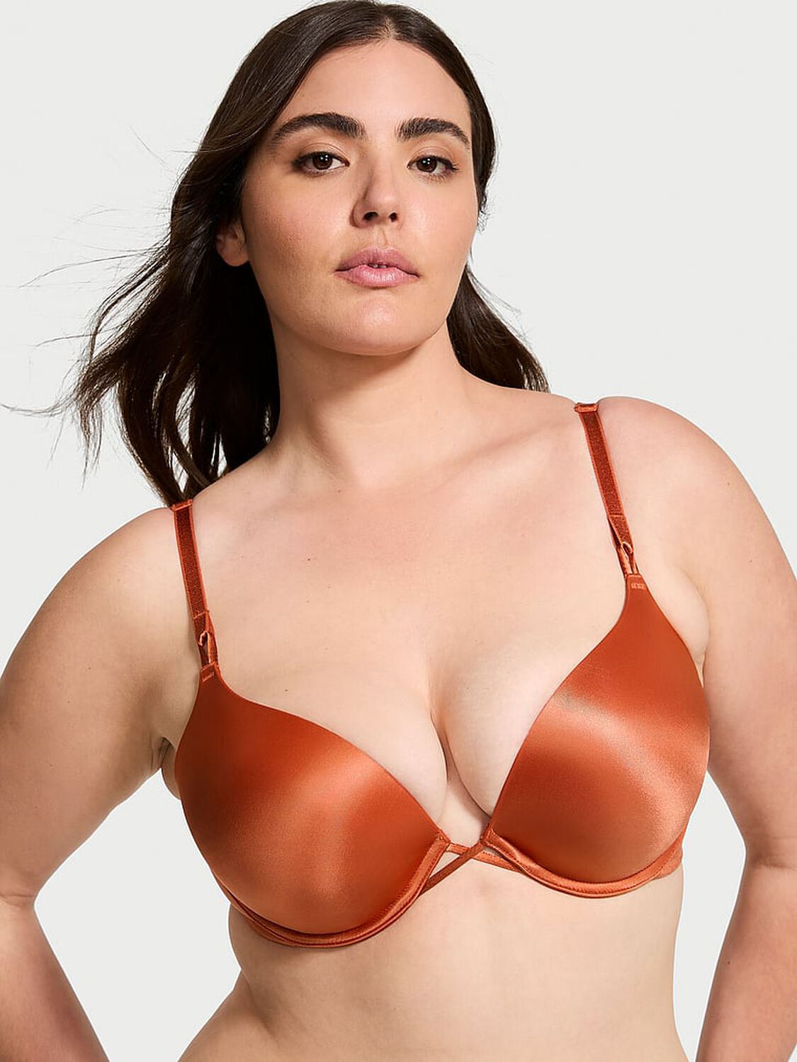 vs Very Sexy Bombshell Smooth Add-2-Cups Push-Up Bra Gingerbread 1 of 3 