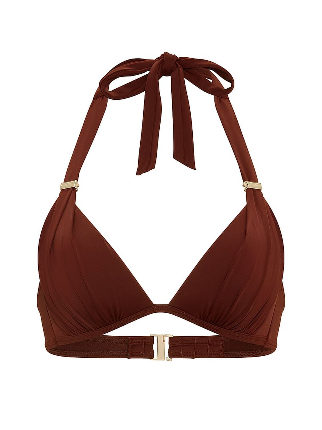vs Victoria's Secret Swim Essential Harlow Halter Push-Up Bikini Top 3 of 3 