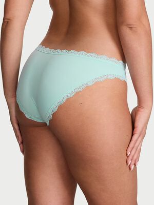 Lace-Trim Bikini Panty
