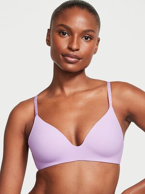 Lightly Lined Micro-Rib Wireless Bra
