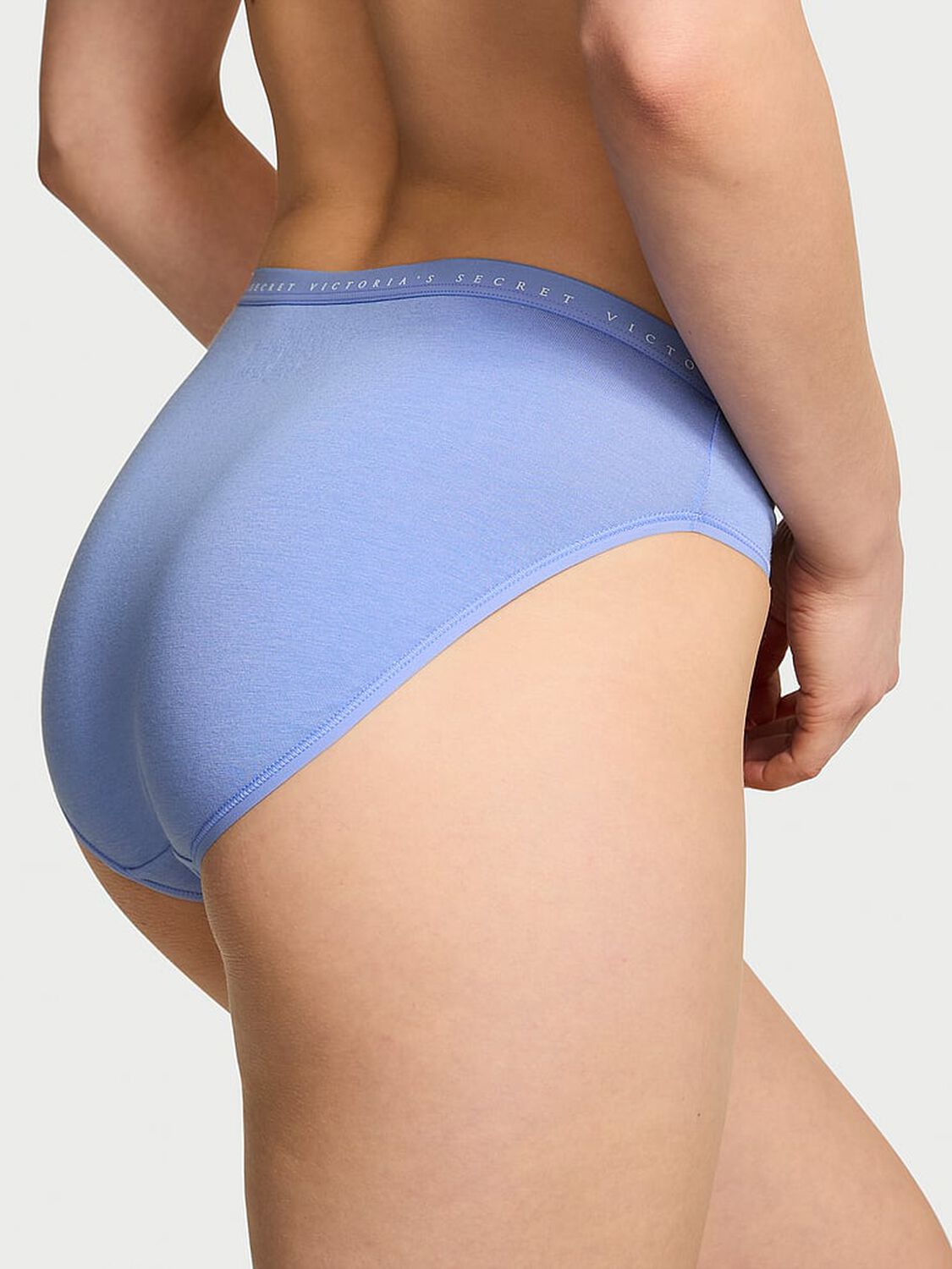 vs Victoria's Secret Stretch Cotton Brief Panty Cameo Blue 2 of 3 