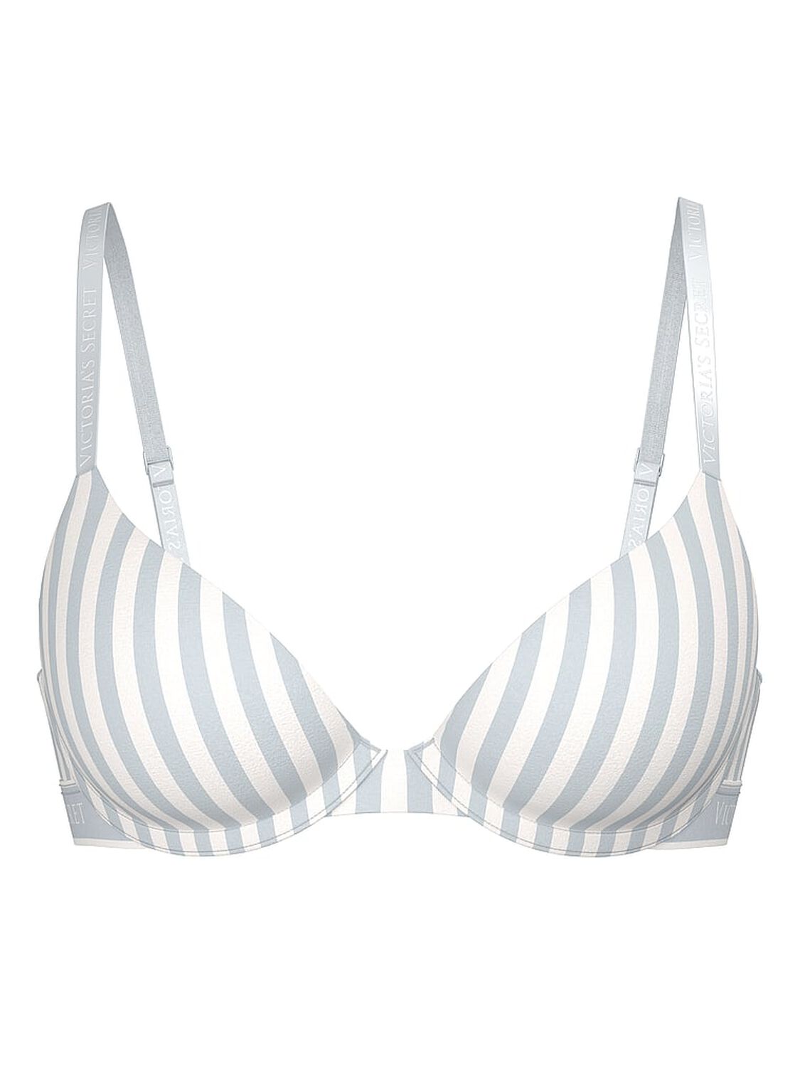 vs The T-Shirt Cotton Lightly Lined Demi Bra Grey Fog 3 of 3 