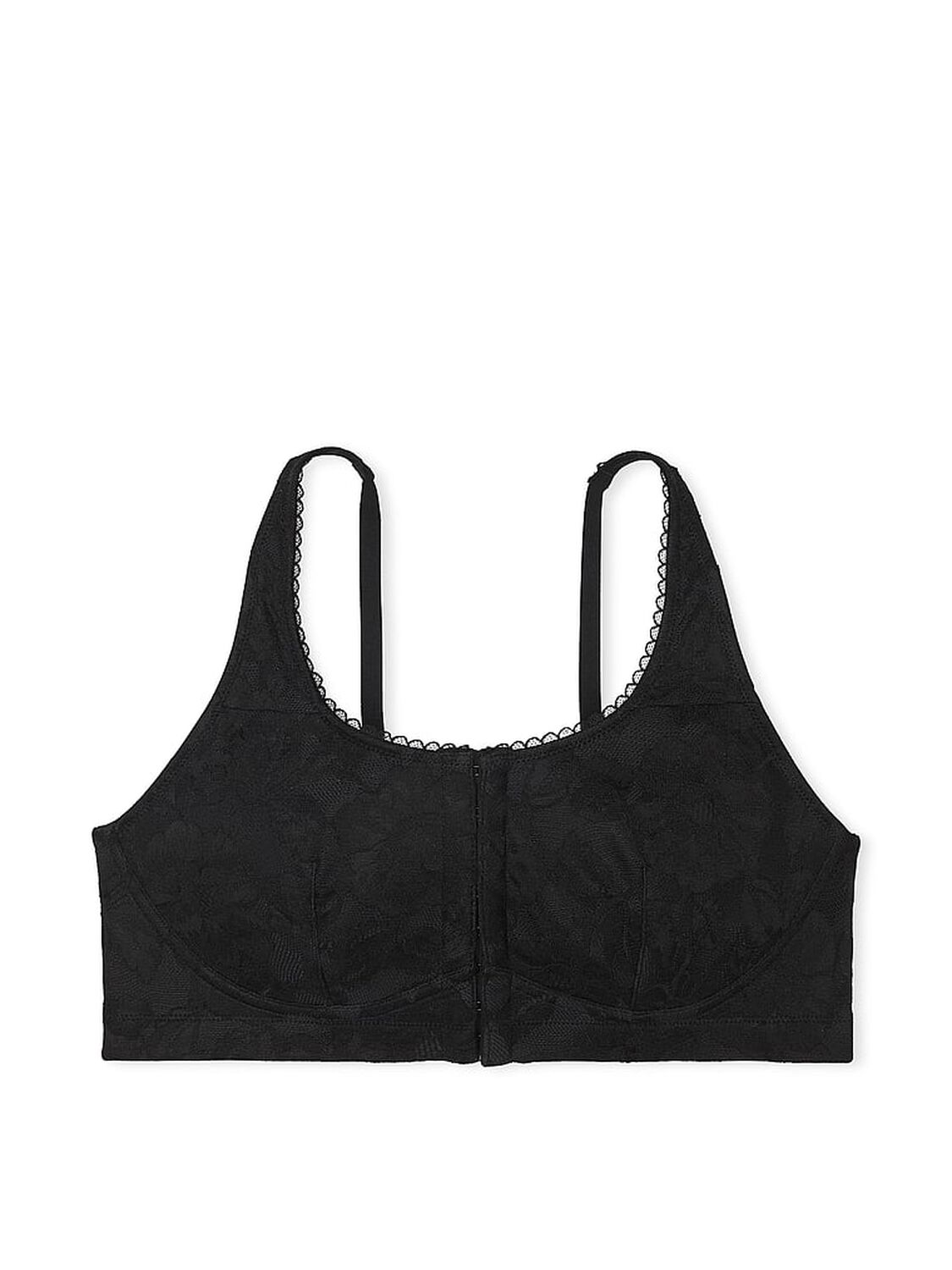 vs Body By Victoria Lace Mastectomy Bra Black 1 of 2 