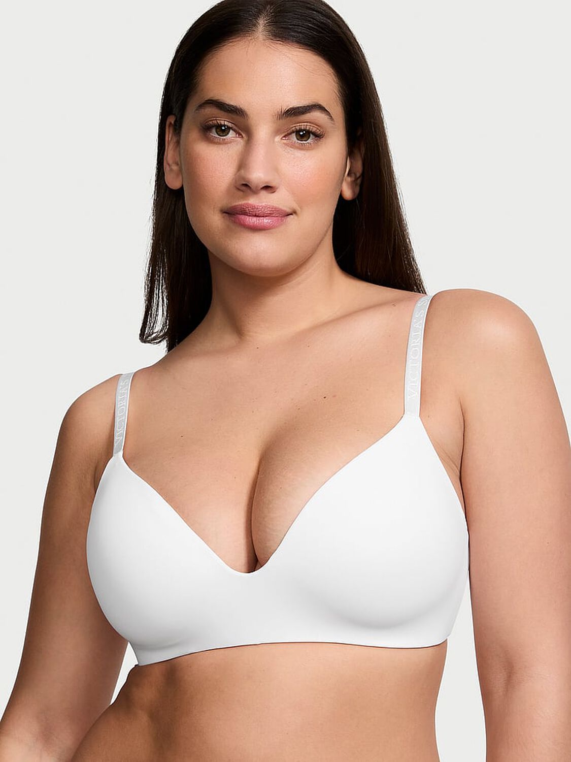 vs The T-Shirt Lightly Lined Wireless Bra Vs White 1 of 3 