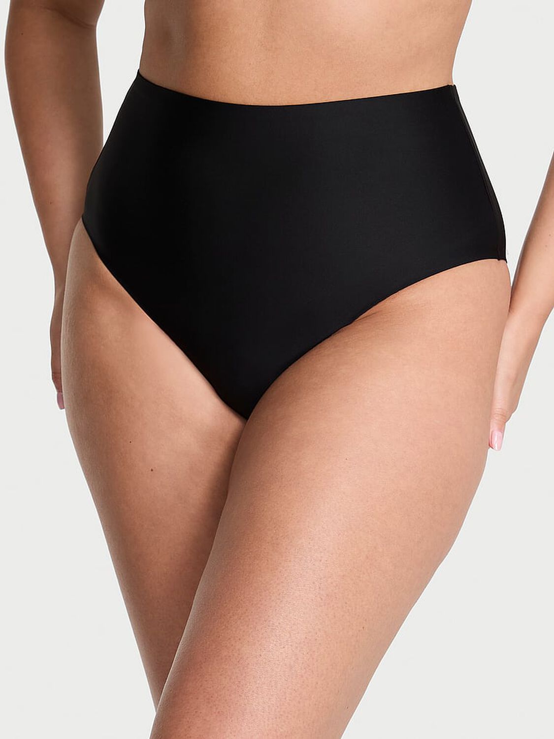vs Body By Victoria Luxe Contour High-Rise Cheeky Panty Black 1 of 3