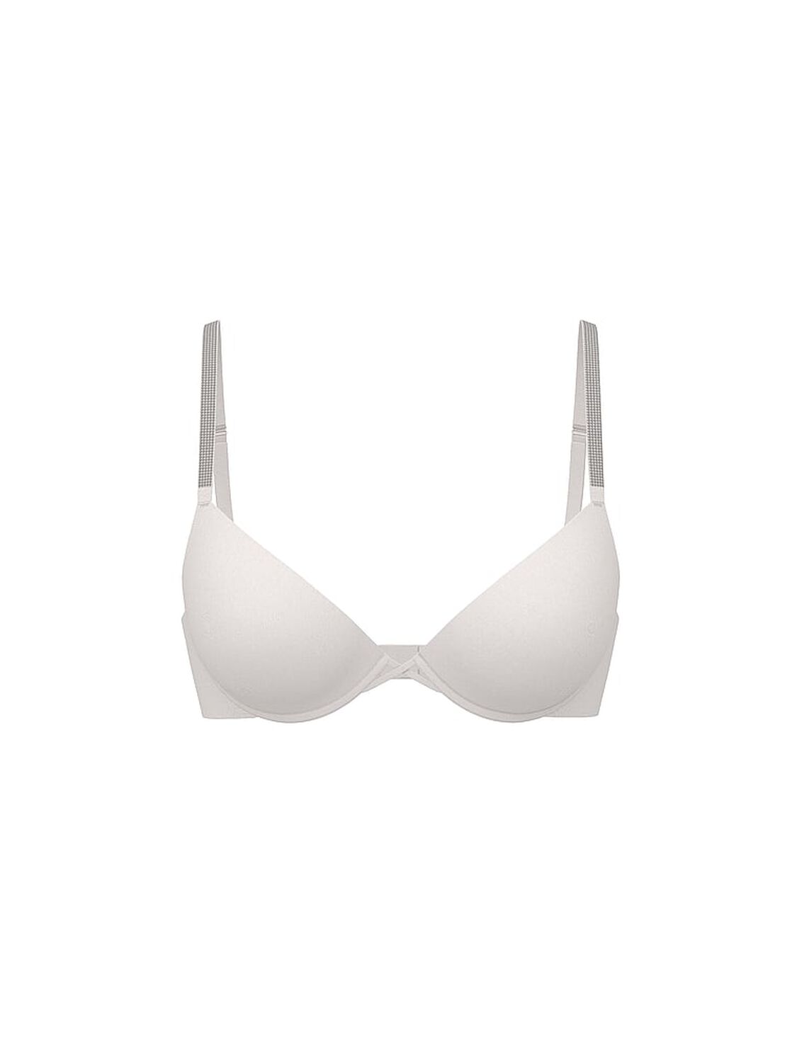 vs Very Sexy Bombshell Add-2-Cups Gradient Shine Strap Push-Up Bra Coconut White 3 of 4 