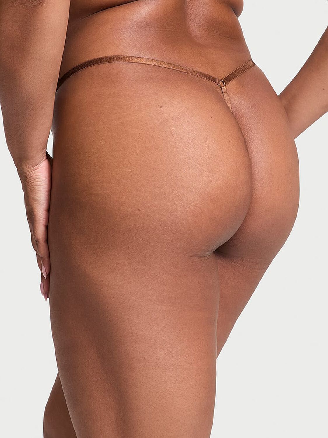 vs Very Sexy Hardware Adjustable V-String Panty Caramel 2 of 3 
