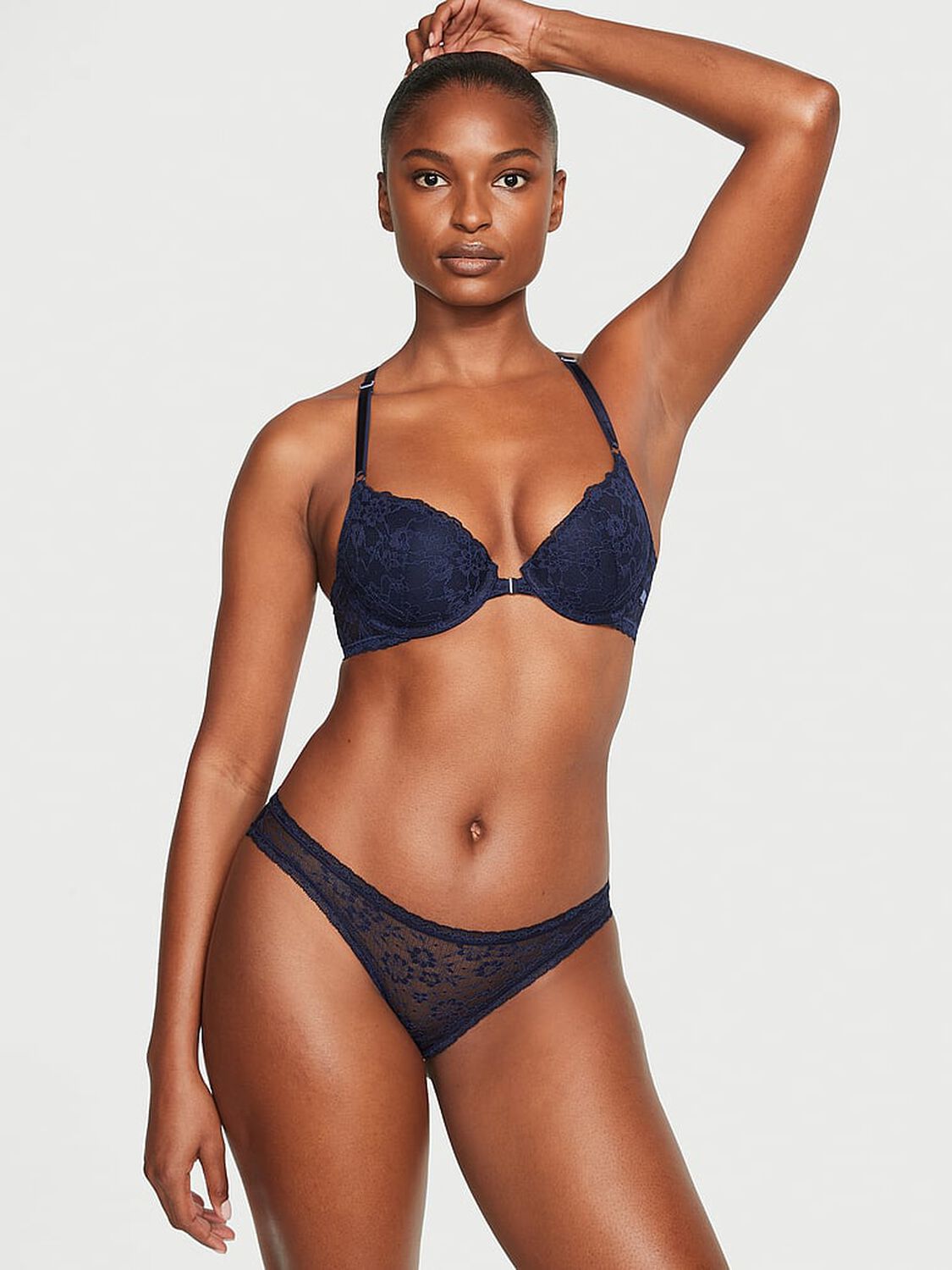 vs The Lacie Lace Bikini Panty Noir Navy 4 of 4 