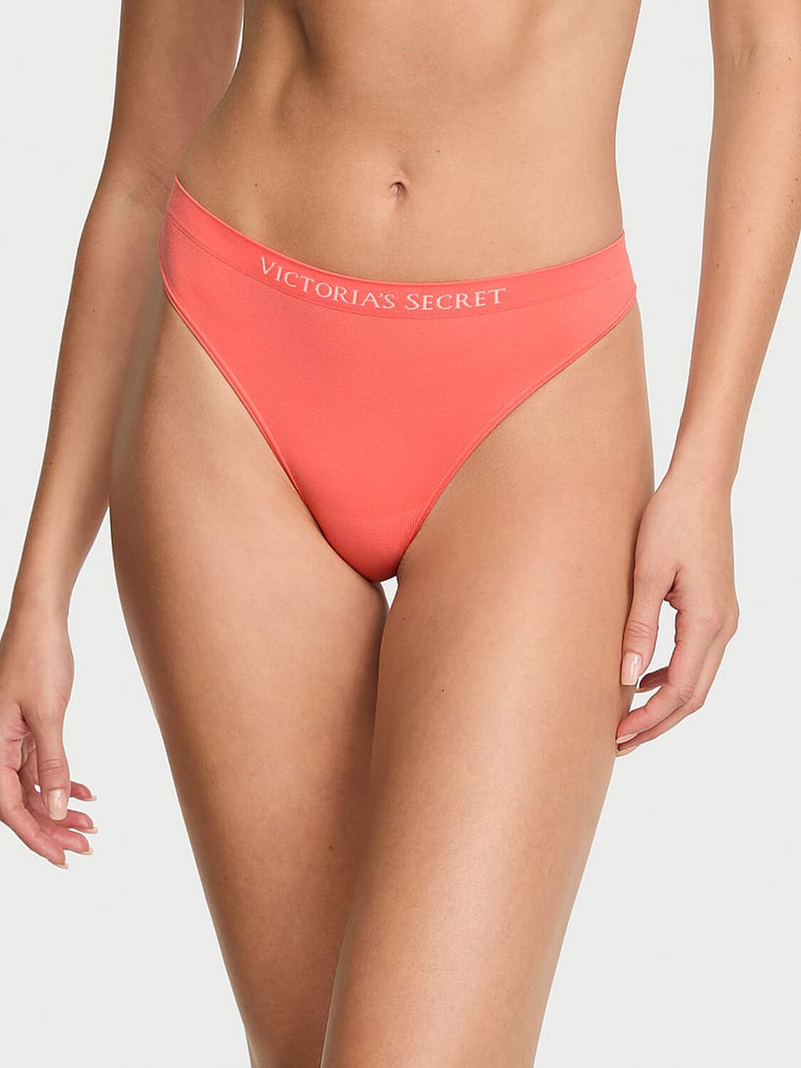 vs Seamless Seamless Thong Panty Cactus Flower 1 of 3 