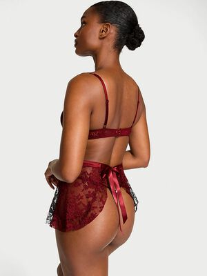 Wicked Twinkle Lace Unlined Apron Set