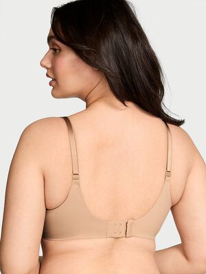 Smooth Lightly Lined Plunge Demi Bra