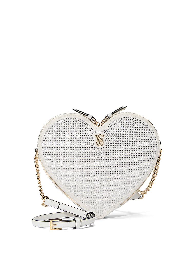 Heart Crossbody Bag White One Size | Victoria's Secret Australia