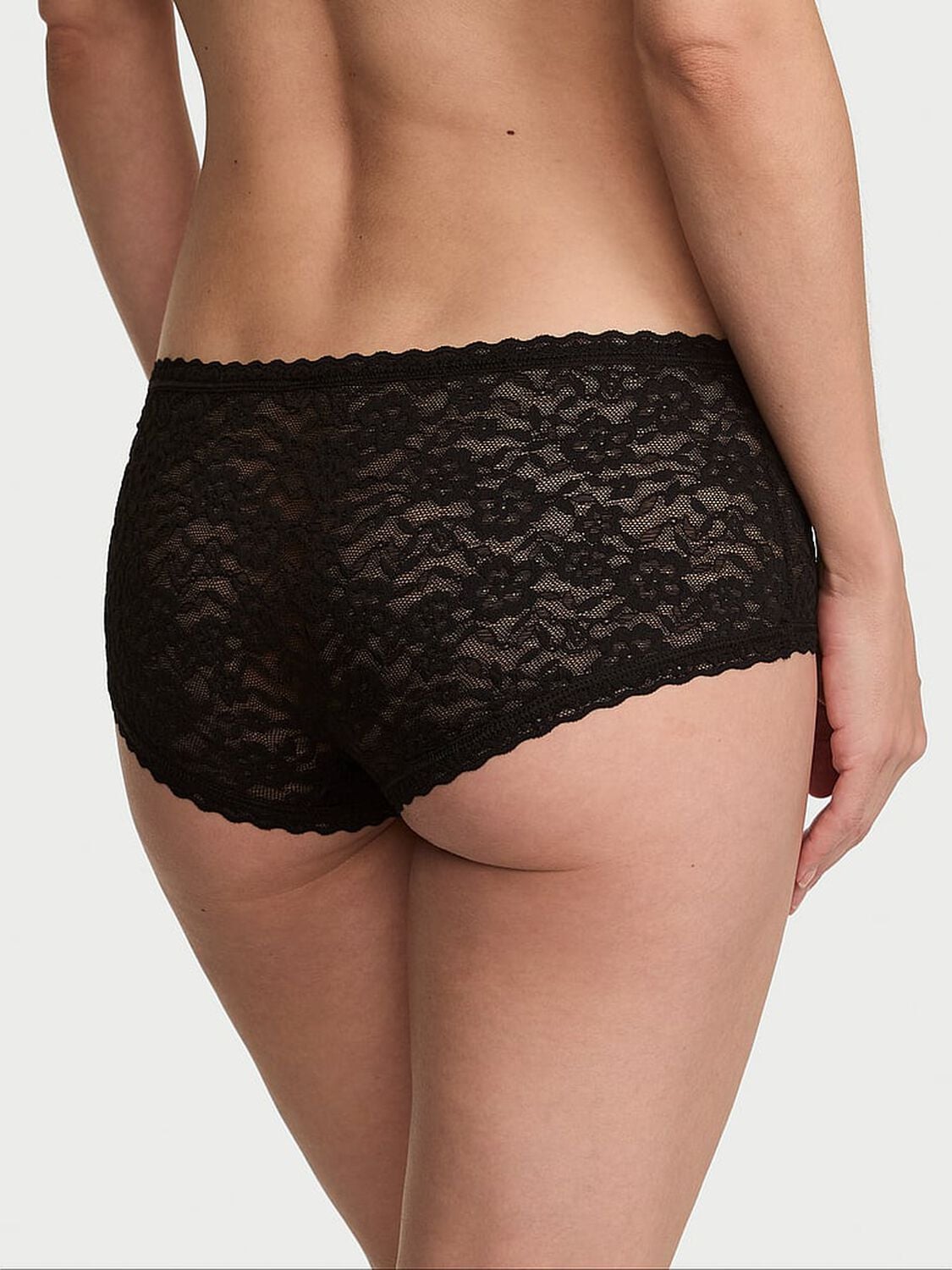 vs The Lacie Lace Low-Rise Boyshort Black 2 of 3 