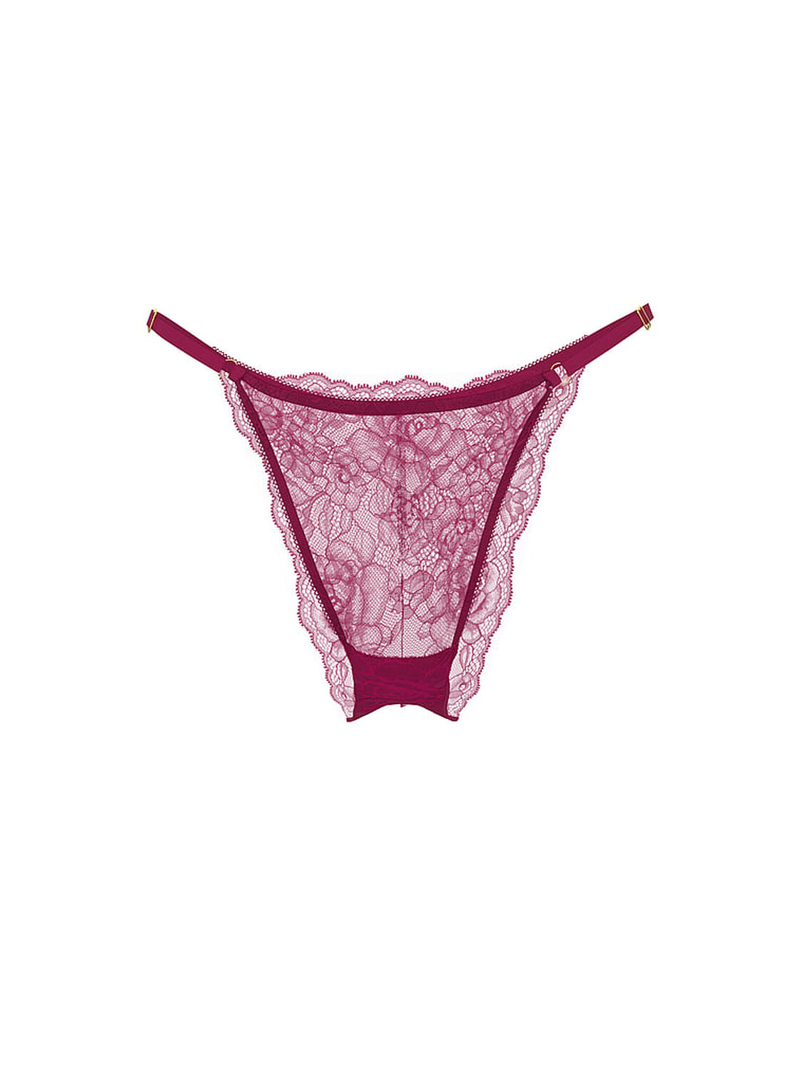 vs Very Sexy Rose Lace Adjustable Brazilian Panty 3 of 4 
