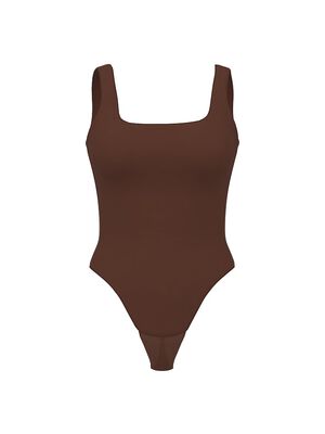 Bodywear by Victoria's Secret with FeatherSoft&trade; Innovation Square-Neck Tank Bodysuit
