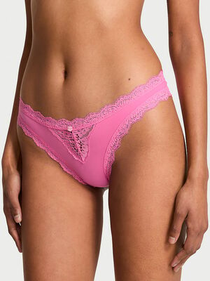Lace-Trim Bikini Panty