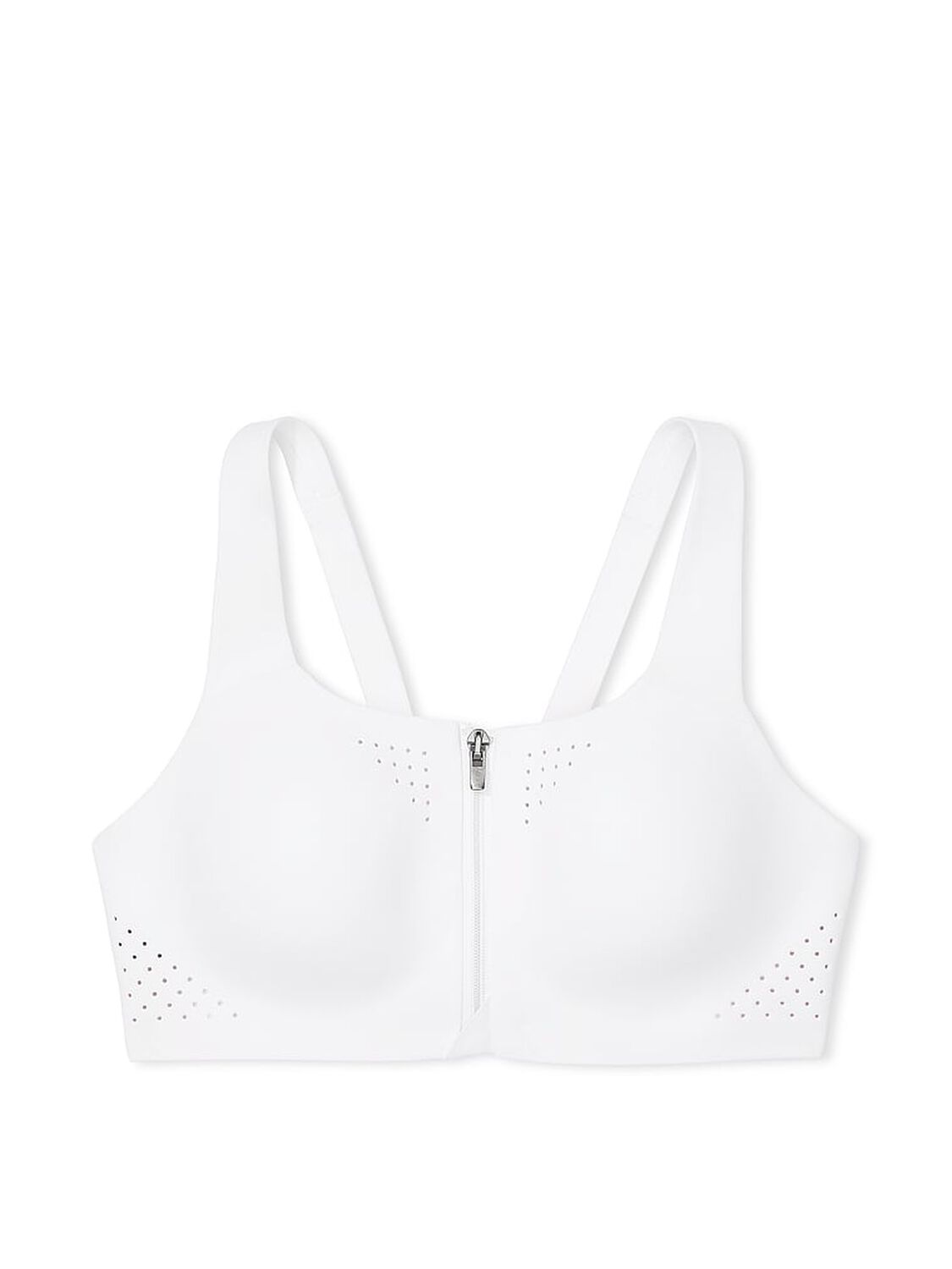 vs Vsx VSX Featherweight Max&trade; Front-Close Sports Bra Vs White 3 of 3 