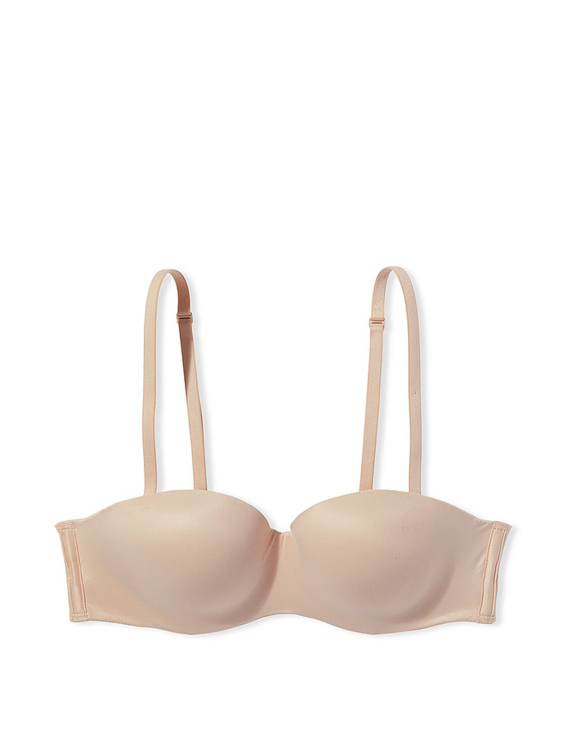vs Victoria's Secret Bare Lightly Lined Strapless Bra Marzipan 1 of 3 