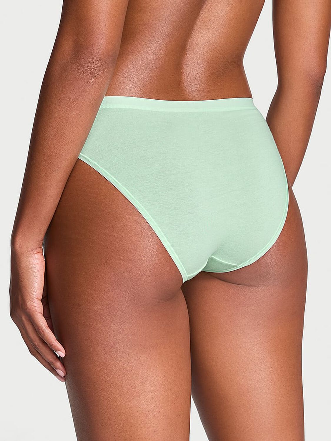vs Victoria's Secret Stretch Cotton Bikini Panty Pretty Mint 2 of 3 