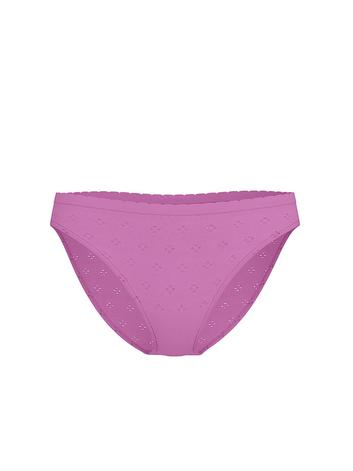 vs Seamless Seamless Eyelet Bikini Panty Cosmo Pink 3 of 3 