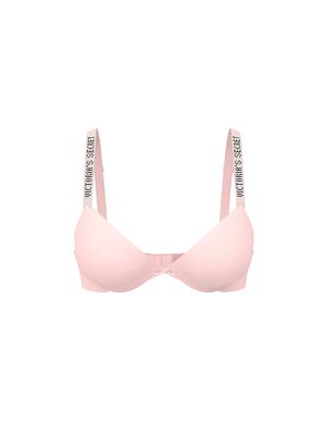 Logo Shine Strap Lightly Lined Low-Cut Demi Bra