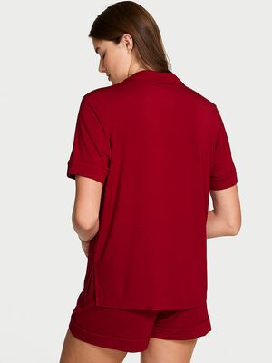 Modal Soft Bow Short Pajama Set