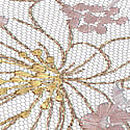 Wildflower Embroidery Garter Belt, White & Blue Wildflowers, swatch