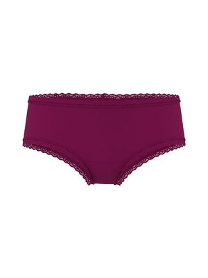 Cotton Lace-Waist Cheeky Panty