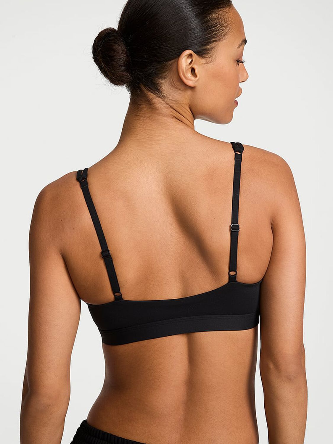 vs Vsx VSX Elevate&trade; Layered Triangle Sports Bra Black 2 of 3 